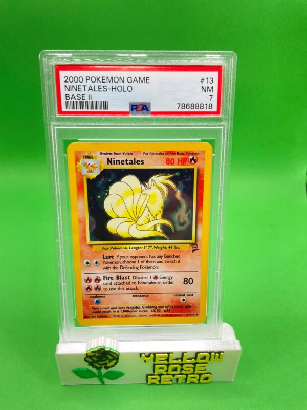 Ninetails-Holo 2000 Pokemon Base 2 PSA 7